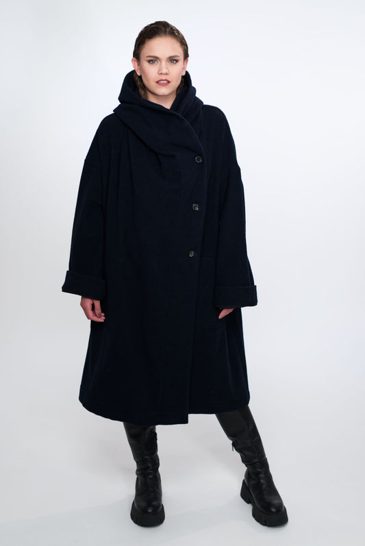 CAPE – Recycelte Wolle