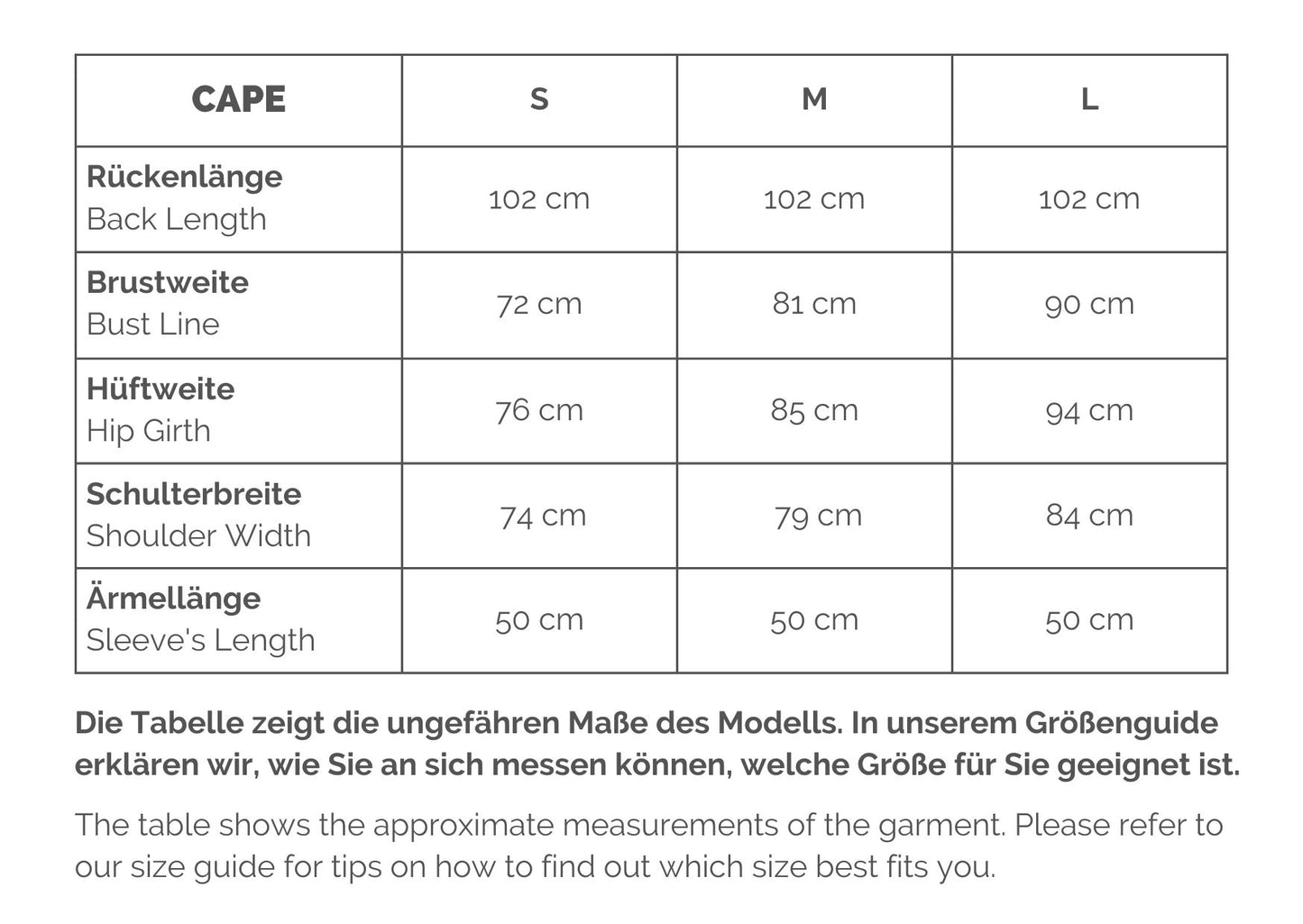 CAPE – Bio-Baumwolle (Designersale)