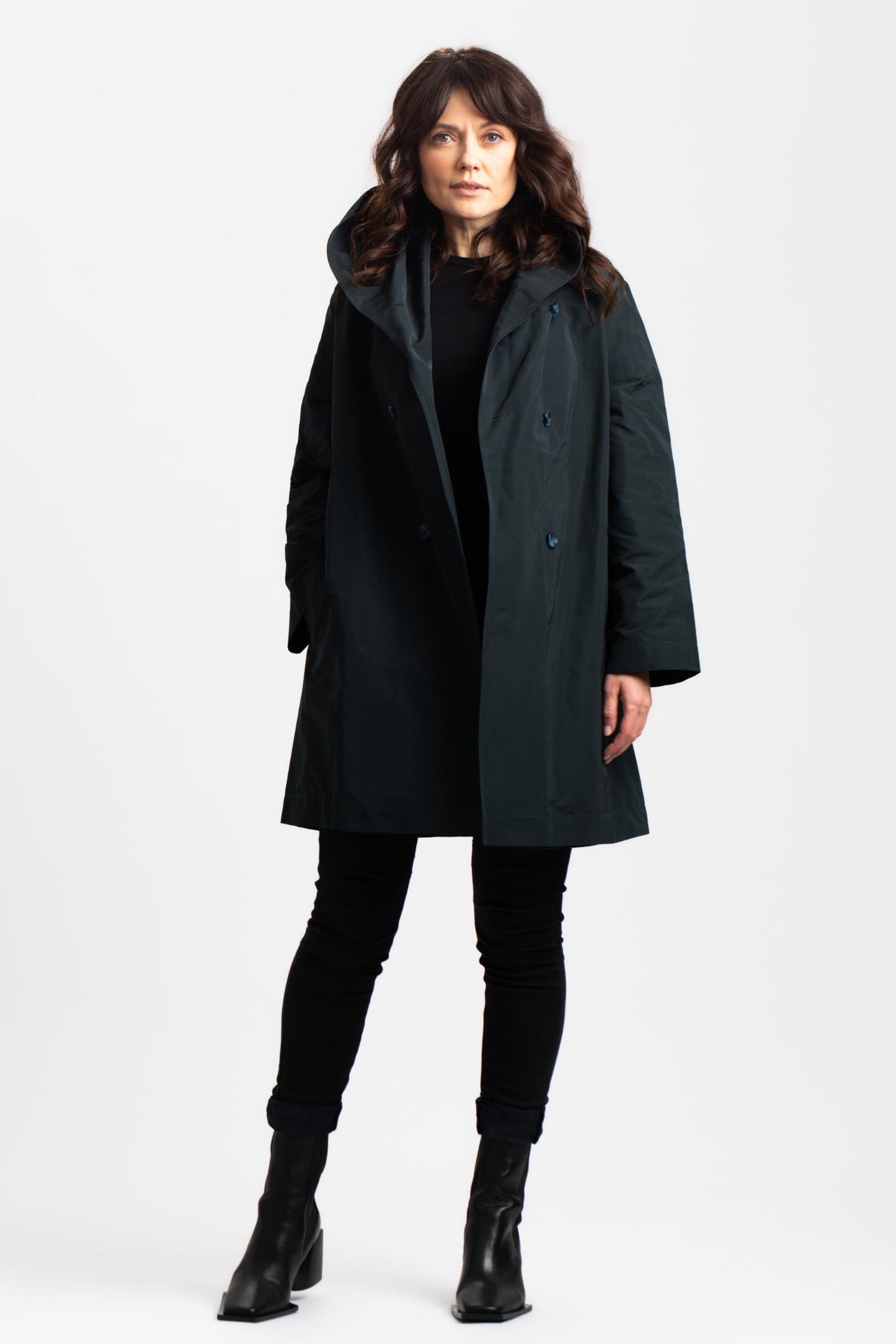 RAFFAUF designer trench coat made of recycled pet bottles