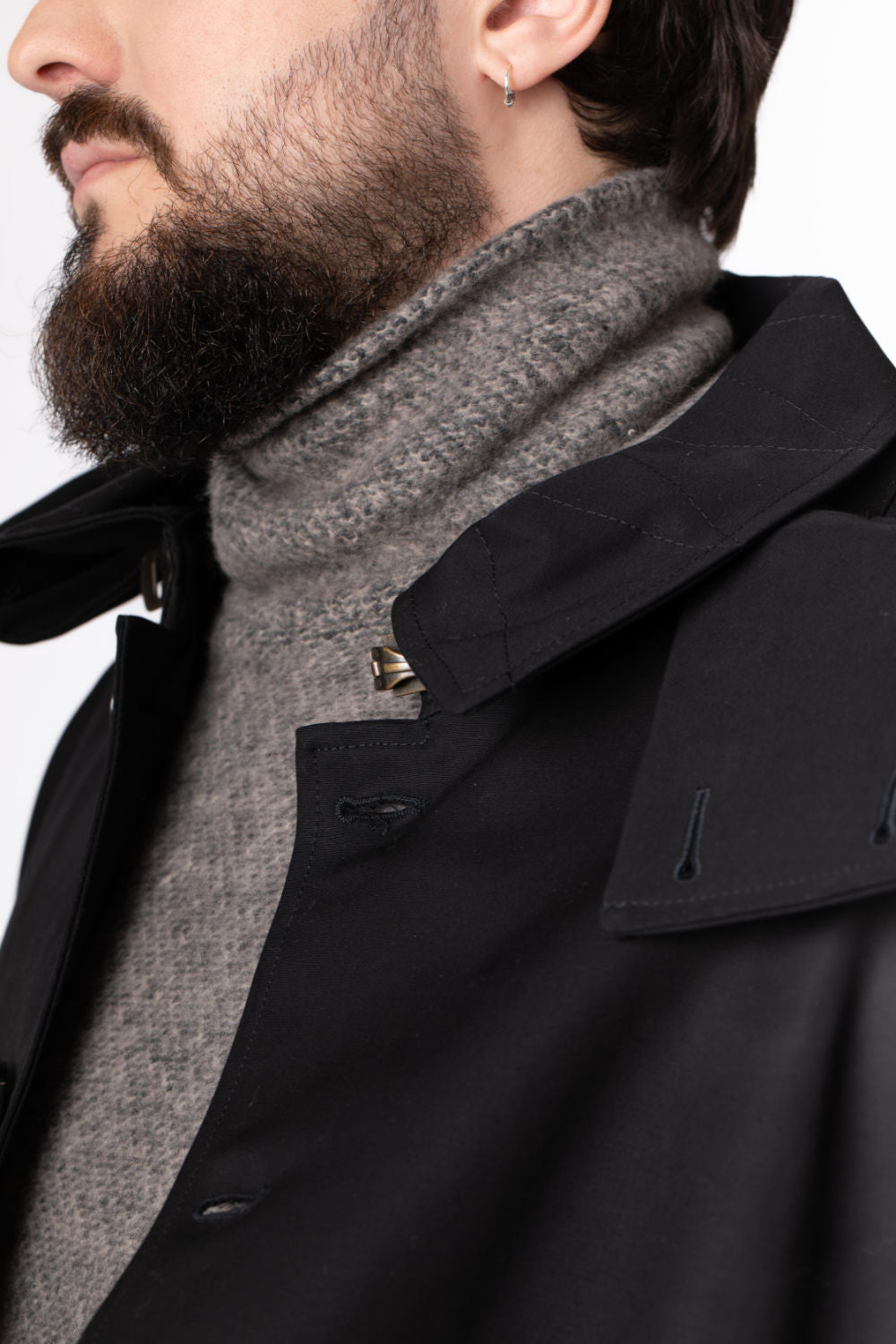 Nachhaltiger Designermantel aus Biobaumwolle