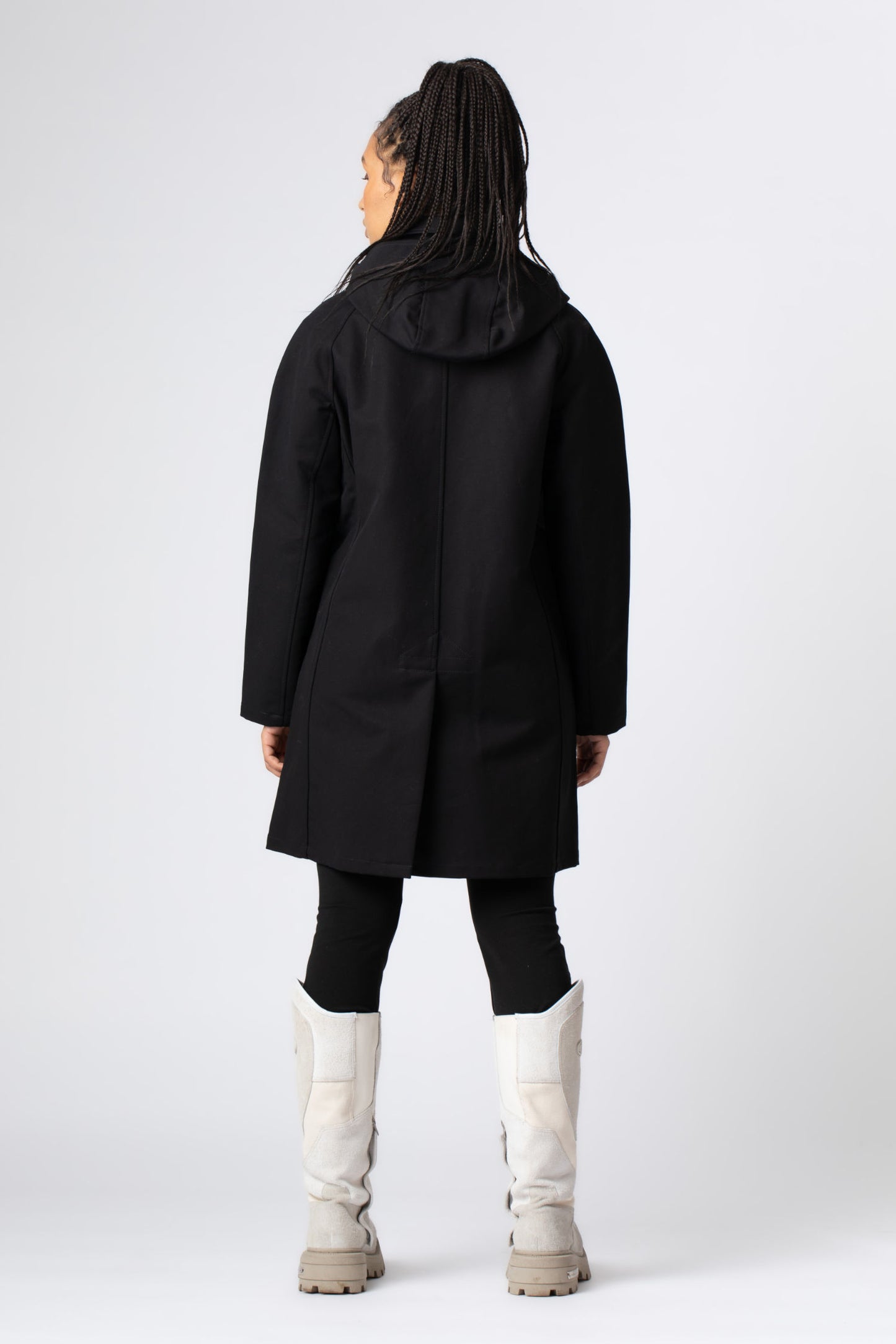 sustainable designer coat made of organic cotton
