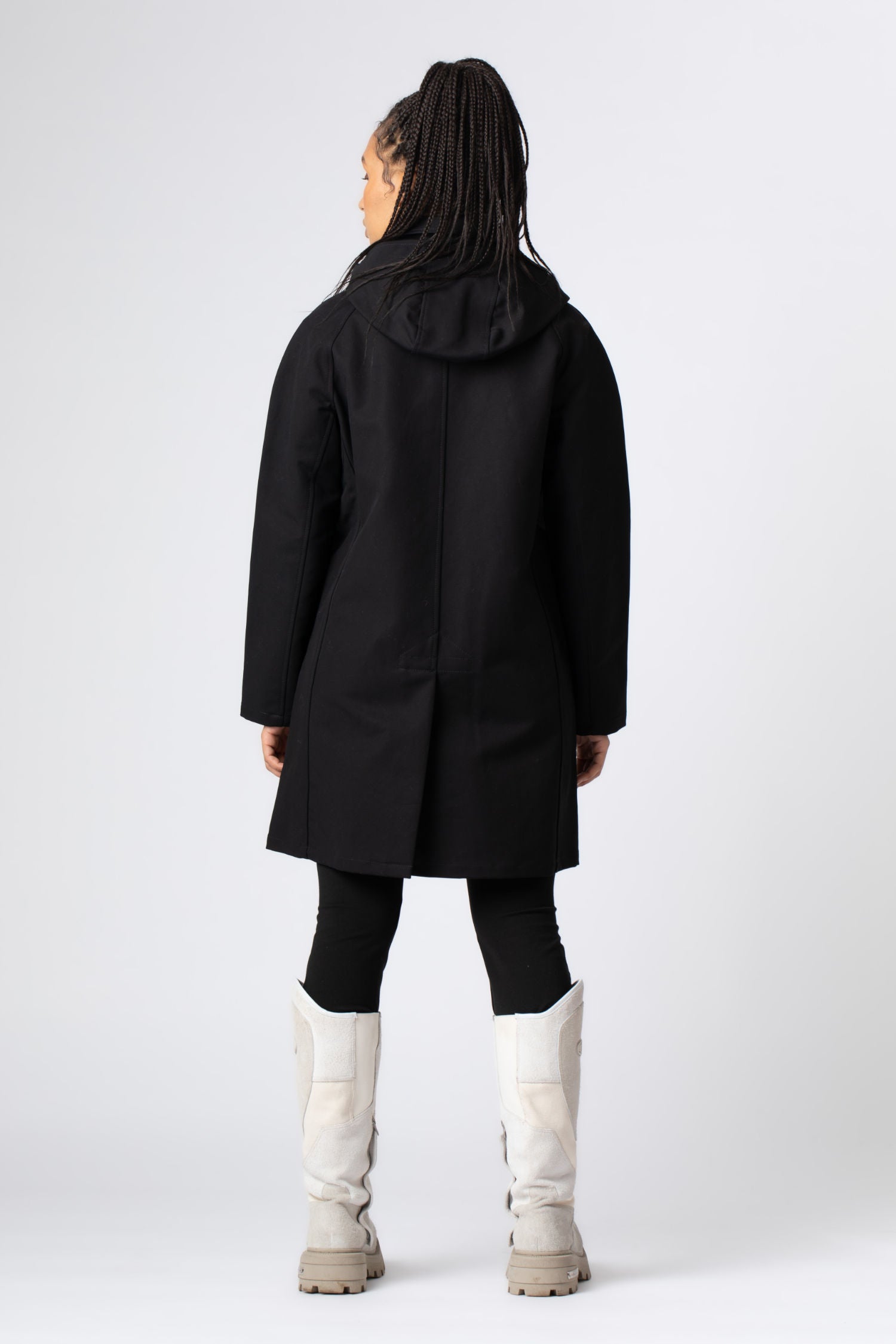 sustainable designer coat made of organic cotton