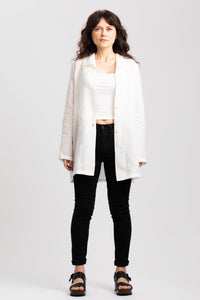 % TULIPA – Bio-Leinen Weiß / Organic Linen White